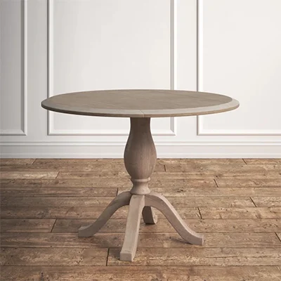 Kelly Clarkson Home Rhode Drop Leaf Pedestal Dining Table