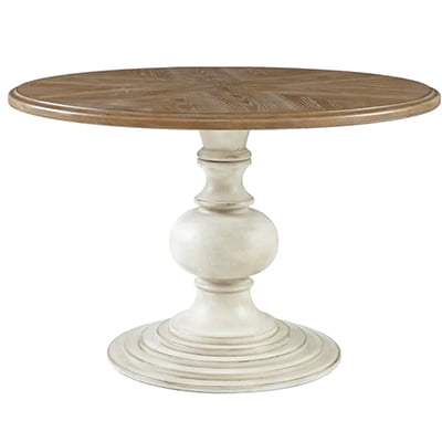 Ophelia & Co. Brandi Round Pedestal Farmhouse Dining Table