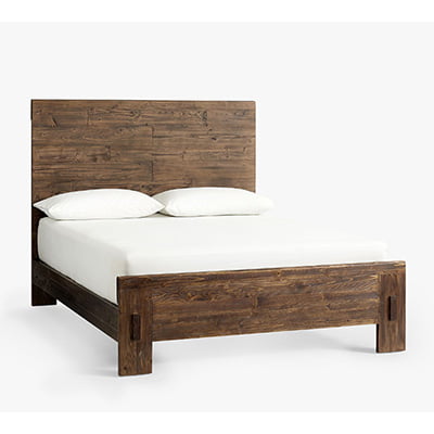 Pottery Barn North Collection Reclaimed Pine Wood Bed