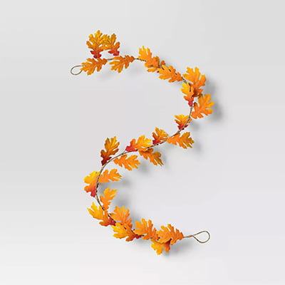 Threshold Mini Leaves Artificial Fall Garland Threshold Mini Leaves Artificial Fall Garland