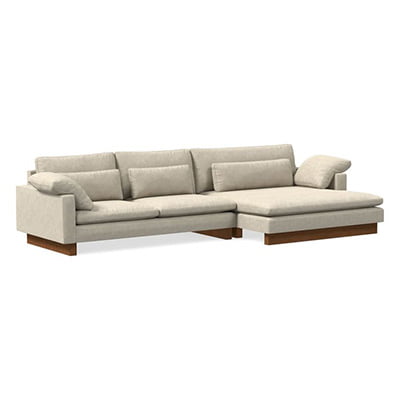West Elm Harmony Double-Wide Chaise Sectional