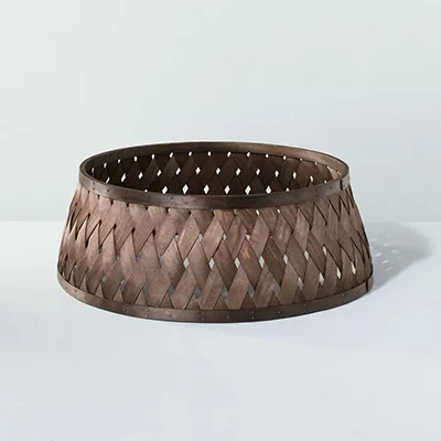 Hearth & Hand with Magnolia Stained Woven Tree Collar Hearth & Hand with Magnolia Stained Woven Tree Collar