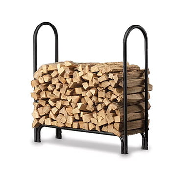 Plow & Hearth Heavy-Duty Steel Firewood Rack