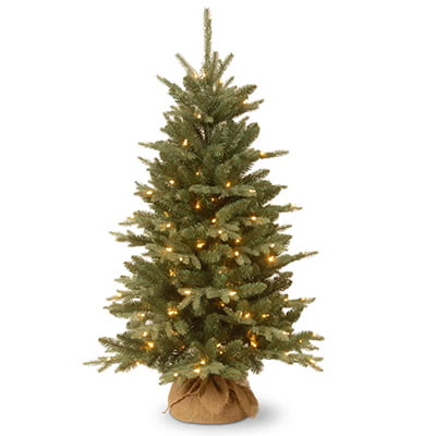 Sand & Stable 4-Foot Pre-Lit Artificial Christmas Tree