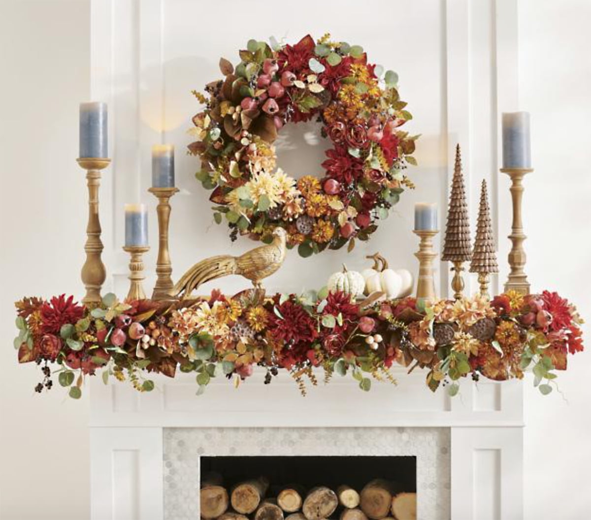 Celebrate The Harvest Season With These 14 Fall Garlands The Homey Space   Fall Garland 