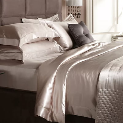 Gingerlily Silk Solid Bedding Collection