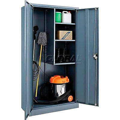 Global Industrial Store Assembled Janitorial Cabinet