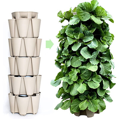 GreenStalk 5-Tier Vertical Garden Planter with Internal Watering System