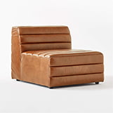 Mermelada Estudio X CB2 Strato Armless Leather Chair thumbnail