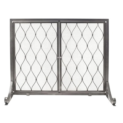 Pleasant Hearth Stonewall Single-Panel Fireplace Screen With Doors