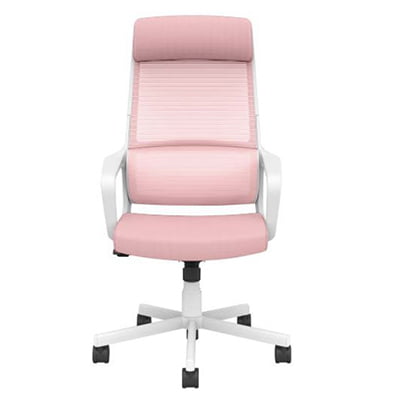 Prestor Pink Fabric Adjustable Swivel Office Chair