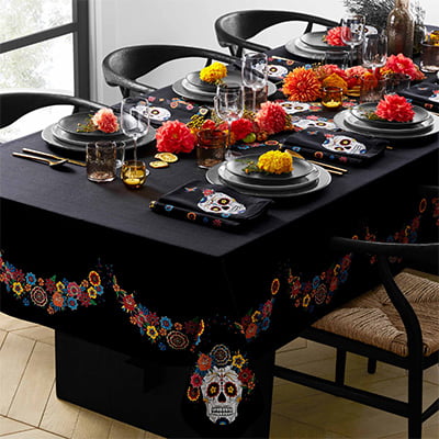 Day Of The Dead Tablecloth