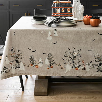 Scary Squad Oilcloth Tablecloth