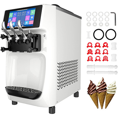 GSEICE Commercial Ice Cream Maker Machine