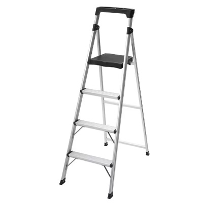 Gorilla Ladders 4-Step Aluminum Ultra-Light Step Stool Ladder
